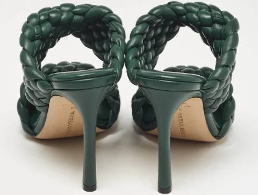 Bottega Veneta Vintage Pre-owned Fabric sandals Green Dames