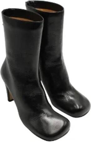 Bottega Veneta Vintage Pre-owned Leather boots Black Dames