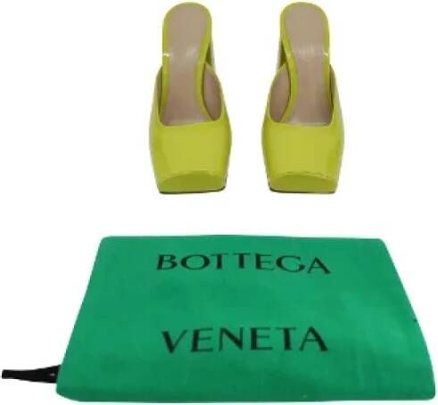 Bottega Veneta Vintage Pre-owned Leather heels Green Dames