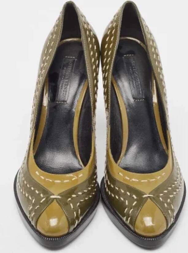 Bottega Veneta Vintage Pre-owned Leather heels Green Dames