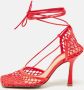 Bottega Veneta Vintage Pre-owned Leather heels Red Dames - Thumbnail 2