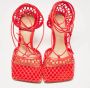 Bottega Veneta Vintage Pre-owned Leather heels Red Dames - Thumbnail 3