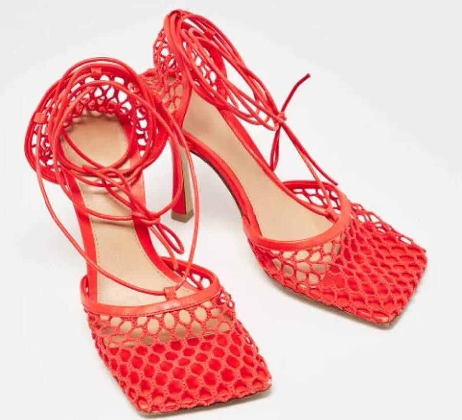 Bottega Veneta Vintage Pre-owned Leather heels Red Dames