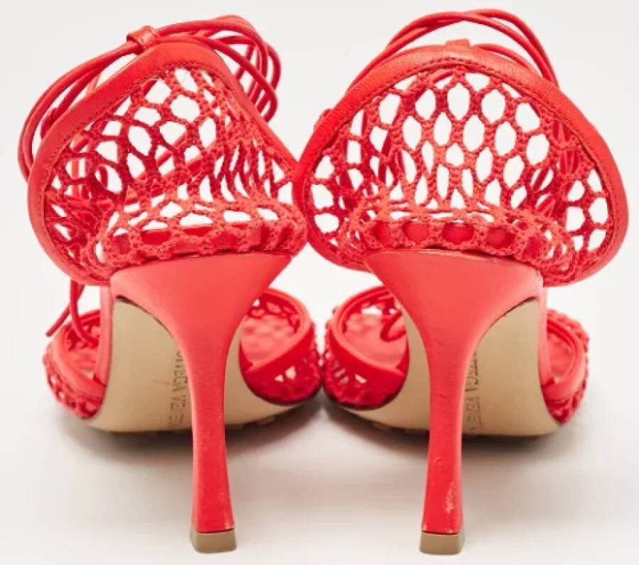 Bottega Veneta Vintage Pre-owned Leather heels Red Dames