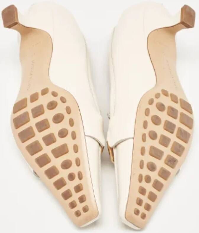 Bottega Veneta Vintage Pre-owned Leather heels White Dames