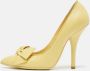 Bottega Veneta Vintage Pre-owned Leather heels Yellow Dames - Thumbnail 2