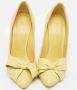 Bottega Veneta Vintage Pre-owned Leather heels Yellow Dames - Thumbnail 3