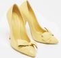 Bottega Veneta Vintage Pre-owned Leather heels Yellow Dames - Thumbnail 4