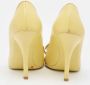 Bottega Veneta Vintage Pre-owned Leather heels Yellow Dames - Thumbnail 5