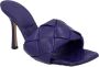 Bottega Veneta Vintage Pre-owned Leather mules Purple Dames - Thumbnail 2