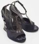 Bottega Veneta Vintage Pre-owned Leather sandals Blue Dames - Thumbnail 3