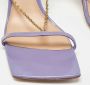 Bottega Veneta Vintage Pre-owned Leather sandals Purple Dames - Thumbnail 7