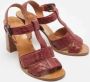 Bottega Veneta Vintage Pre-owned Leather sandals Red Dames - Thumbnail 3