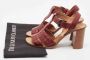 Bottega Veneta Vintage Pre-owned Leather sandals Red Dames - Thumbnail 8