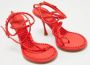 Bottega Veneta Vintage Pre-owned Leather sandals Red Dames - Thumbnail 3