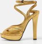 Bottega Veneta Vintage Pre-owned Leather sandals Yellow Dames - Thumbnail 2