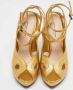 Bottega Veneta Vintage Pre-owned Leather sandals Yellow Dames - Thumbnail 3