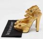 Bottega Veneta Vintage Pre-owned Leather sandals Yellow Dames - Thumbnail 9