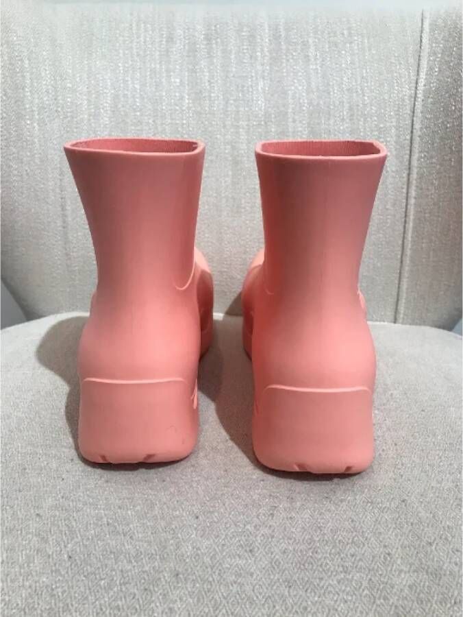 Bottega Veneta Vintage Pre-owned Rubber boots Pink Dames