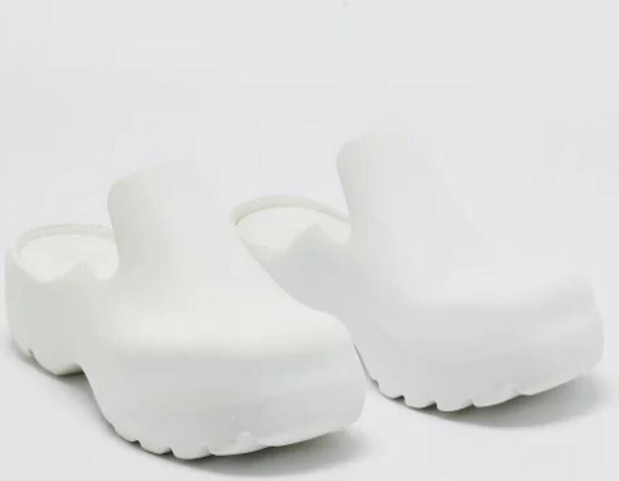 Bottega Veneta Vintage Pre-owned Rubber mules White Dames