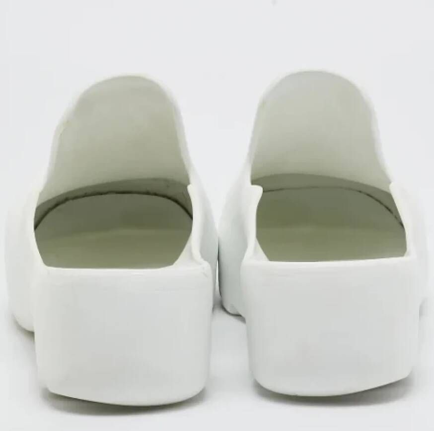 Bottega Veneta Vintage Pre-owned Rubber mules White Dames