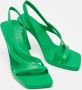 Bottega Veneta Vintage Pre-owned Rubber sandals Green Dames - Thumbnail 3