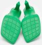 Bottega Veneta Vintage Pre-owned Rubber sandals Green Dames - Thumbnail 5