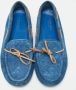 Bottega Veneta Vintage Pre-owned Suede flats Blue Dames - Thumbnail 3