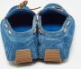 Bottega Veneta Vintage Pre-owned Suede flats Blue Dames - Thumbnail 5