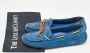 Bottega Veneta Vintage Pre-owned Suede flats Blue Dames - Thumbnail 9