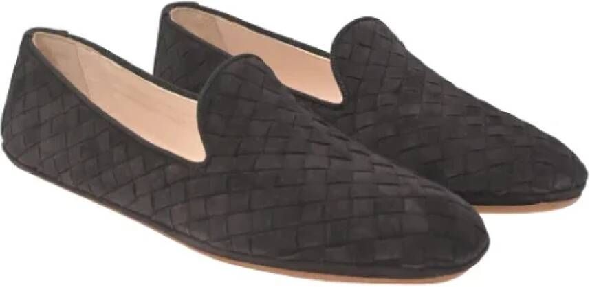 Bottega Veneta Vintage Pre-owned Suede flats Brown Dames