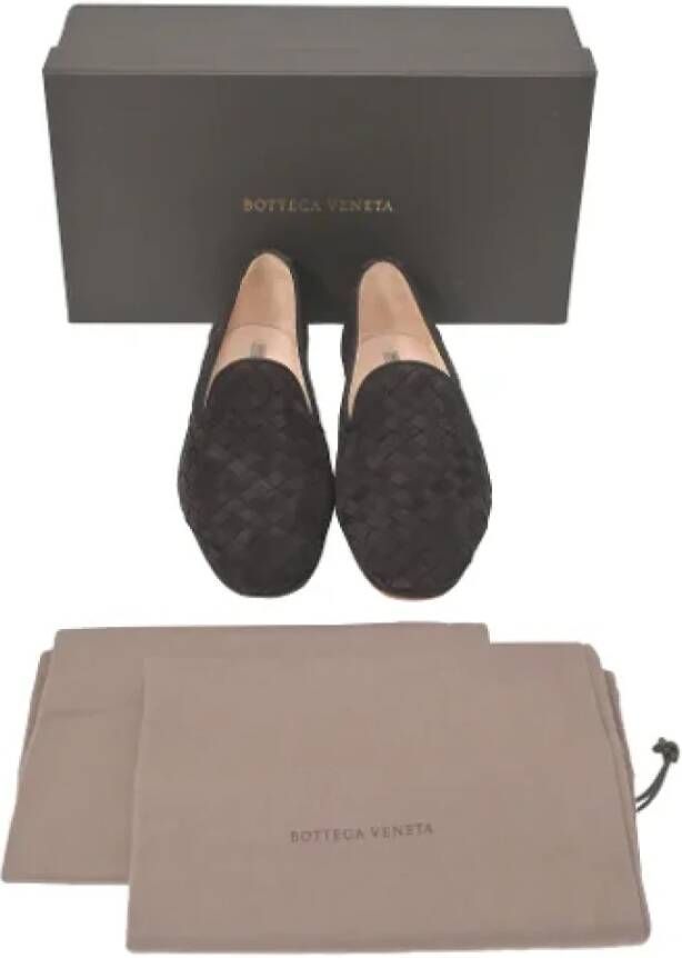 Bottega Veneta Vintage Pre-owned Suede flats Brown Dames