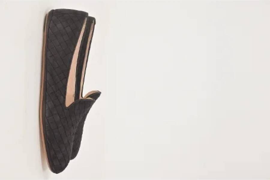 Bottega Veneta Vintage Pre-owned Suede flats Brown Dames