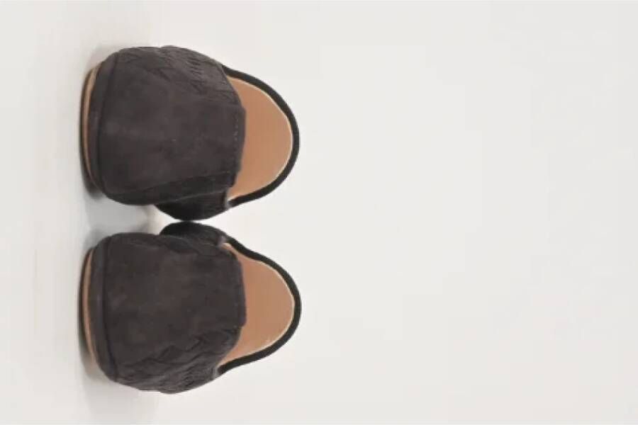 Bottega Veneta Vintage Pre-owned Suede flats Brown Dames