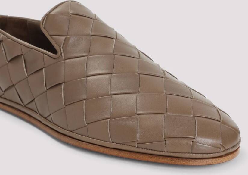 Bottega Veneta Zondagsslippers Pinecone Stijl Brown Heren