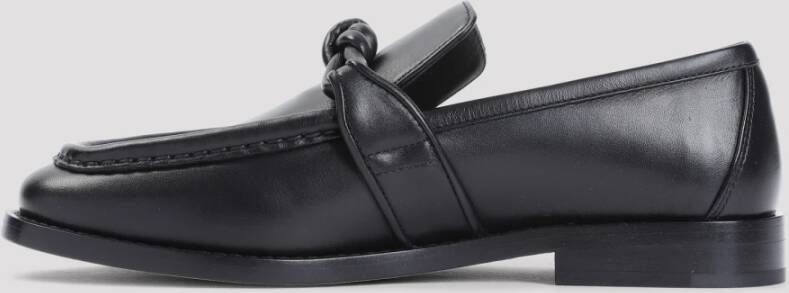 Bottega Veneta Zwarte Astaire Loafer Black Dames