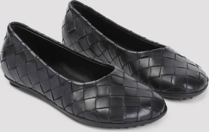 Bottega Veneta Zwarte Ballerina Schoenen voor Vrouwen Black Dames