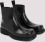 Bottega Veneta Zwarte Leren Laarzen met Rits Black Heren - Thumbnail 10