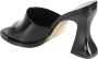 Bottega Veneta Zwarte Leren Sandalen Open Teen Hakken Black Dames - Thumbnail 3