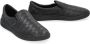 Bottega Veneta Zwarte Leren Sneakers Stijlvol Ontwerp Black Heren - Thumbnail 2