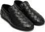 Bottega Veneta Zwarte Leren Zondagsslippers Black Heren - Thumbnail 2