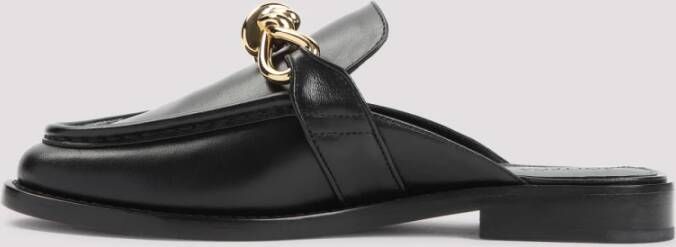 Bottega Veneta Zwarte Loafer Schoenen Elegante Stijl Black Dames