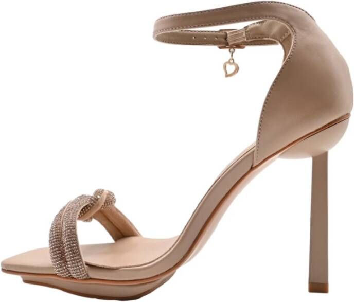 Braccialini Nude High Heel Sandals Pink Dames