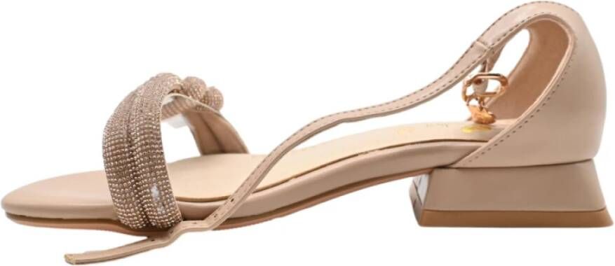 Braccialini Lage Schoenen Sandalen Nude Beige Dames