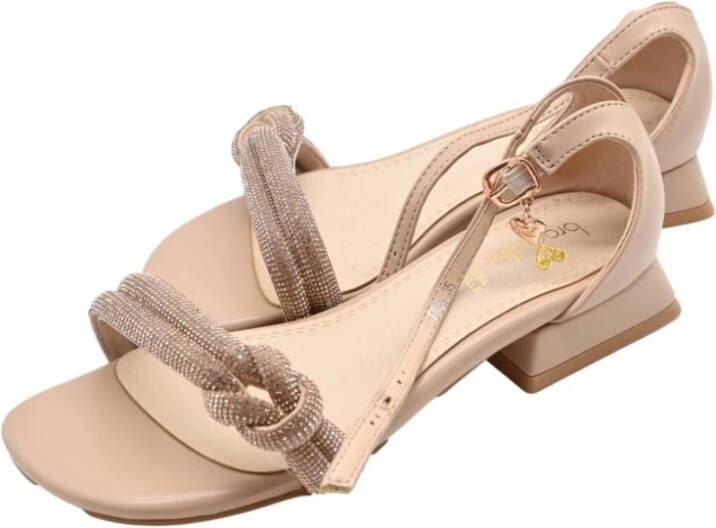 Braccialini Lage Schoenen Sandalen Nude Beige Dames