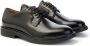 Brecos Blake Leren Derby Schoenen Rubberen Zool Black Heren - Thumbnail 2