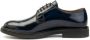 Brecos Blake Leren Derby Schoenen Rubberen Zool Blue Heren - Thumbnail 4