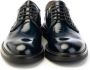 Brecos Blake Leren Derby Schoenen Rubberen Zool Blue Heren - Thumbnail 5