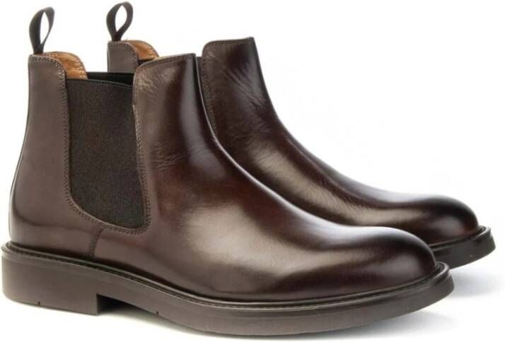 Brecos Chelsea Boot met elastische banden Brown Heren