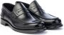 Brecos College Mocassin in Leer Black Heren - Thumbnail 2